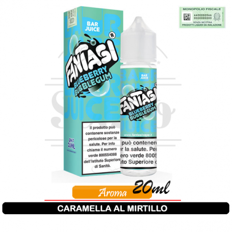 Blueberry Bubble Gum Aroma 20ml Fantasi Vape