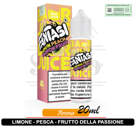 Lemon Peach Passion Fruit Aroma 20ml Fantasi Vape