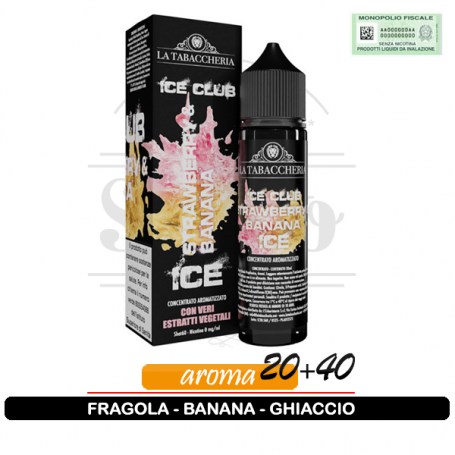 Strawberry Banana Ice Aroma 20ml Linea Ice Club La Tabaccheria