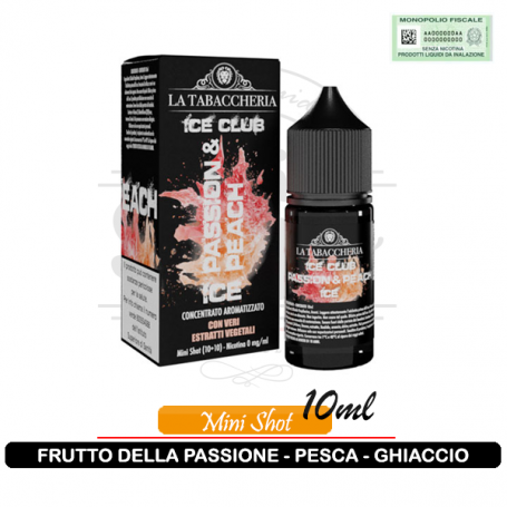 Passion Peach Ice Aroma 10+10 Linea Ice Club La Tabaccheria