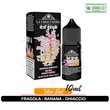Strawberry Banana Ice Aroma 10+10 Linea Ice Club La Tabaccheria