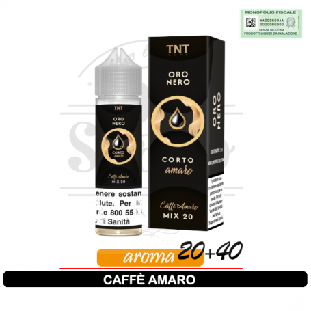Caffè amaro bidistillati oro nero tnt vape aroma 20ml
