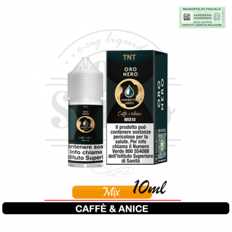 Caffè e Anice Aroma Mini 10ml Linea Oro Nero Tnt Vape