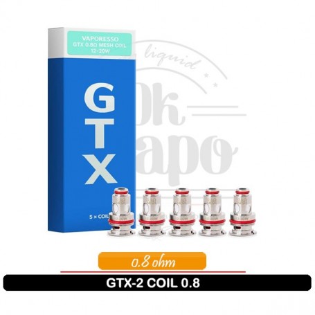 GTX Coil 0.8ohm Mesh Coil VAPORESSO