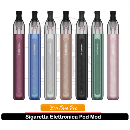 Nuova eco one pro vaporesso 1400mah di batteria pod mod sigaretta elettronica