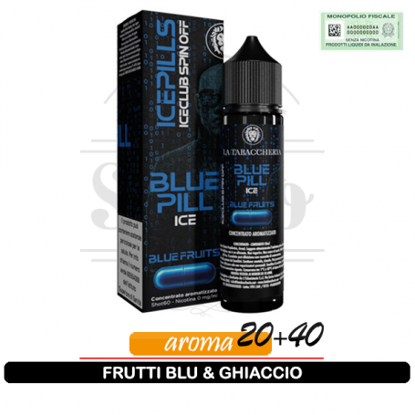 Pill blue Aroma 20ml La Tabaccheria frutti blu ghiaccio fruttato ice