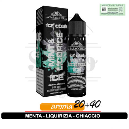 Mint e Licorice Ice Aroma 20ml Linea Ice Club La Tabaccheria