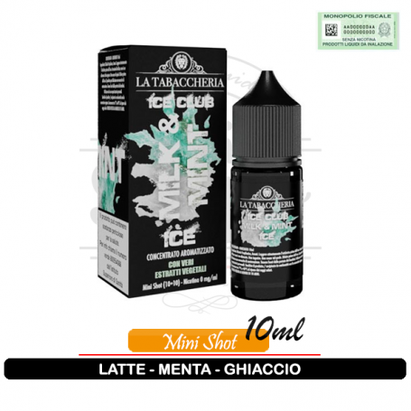 Mint e Milk Ice Aroma 10+10 Linea Ice Club La Tabaccheria