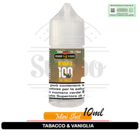 Novanta100 Fine Tobacco Aroma Mini 10ml Fashion Vape