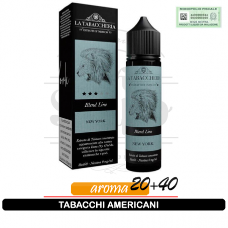 New York Aroma 20ml Linea Extra Dry Blend Line La Tabaccheria