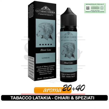 London Aroma 20ml Linea Extra Dry Blend Line La Tabaccheria