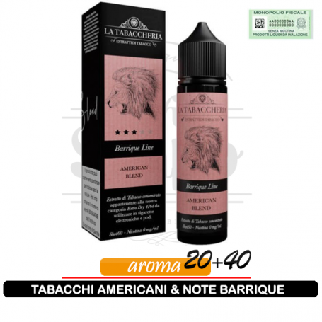 American Blend Aroma 20ml Linea Extra Dry Barrique Line La Tabaccheria