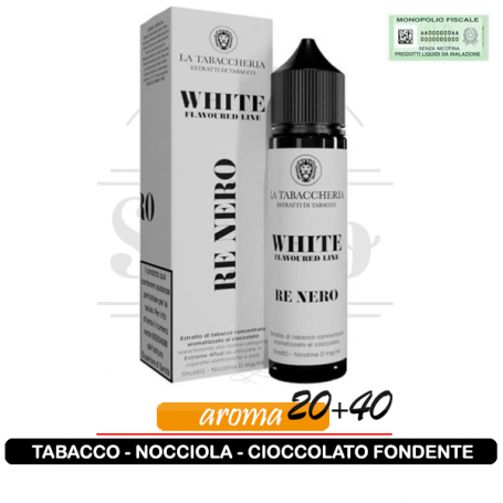 Re Nero Aroma 20ml Linea White La Tabaccheria