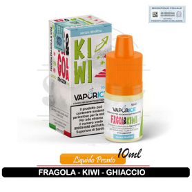 Fragola Kiwi Liquido Pronto 10ml TPD Nic Salt Vaporart