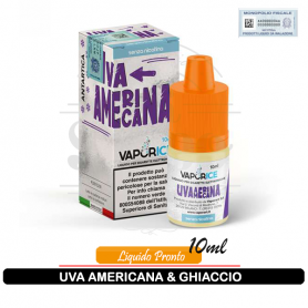Uva Americana Liquido Pronto 10ml TPD Nic Salt Vaporart
