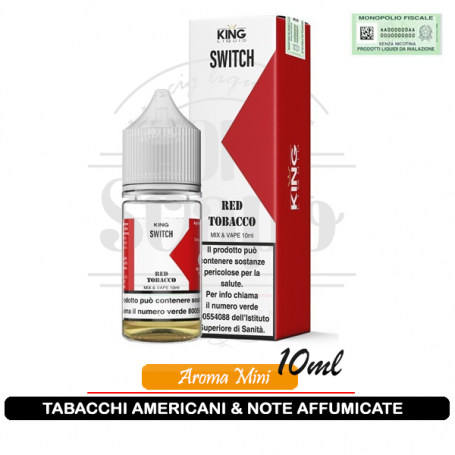 Red Tobacco Switch Mini Shot 10ml King Liquid