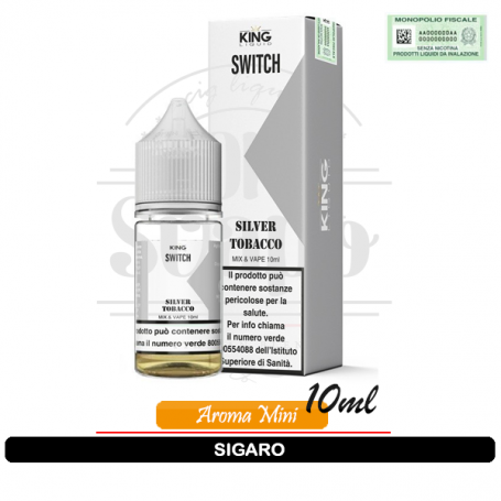 Silver Tobacco Switch Mini Shot 10ml King Liquid