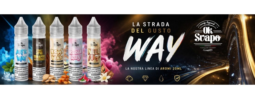 Linea WAY OKSVAPO Shot 20+40 | Liquidi Sigaretta Elettronica
