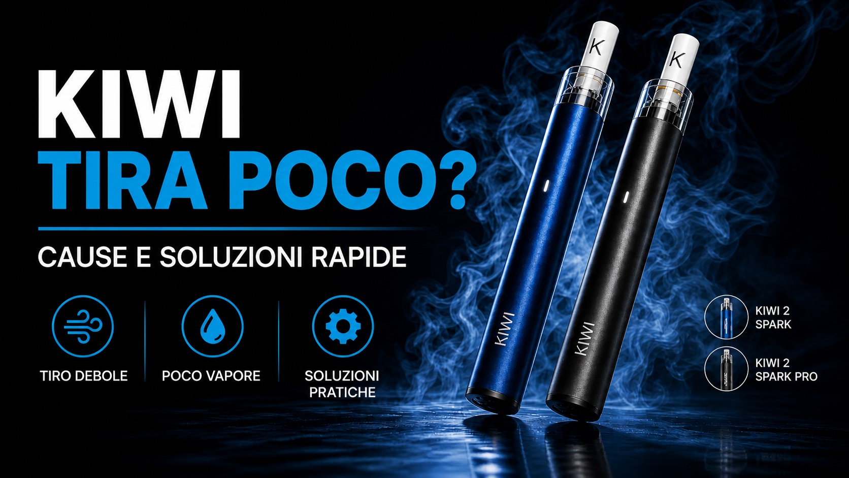 Kiwi tira poco cause e soluzioni