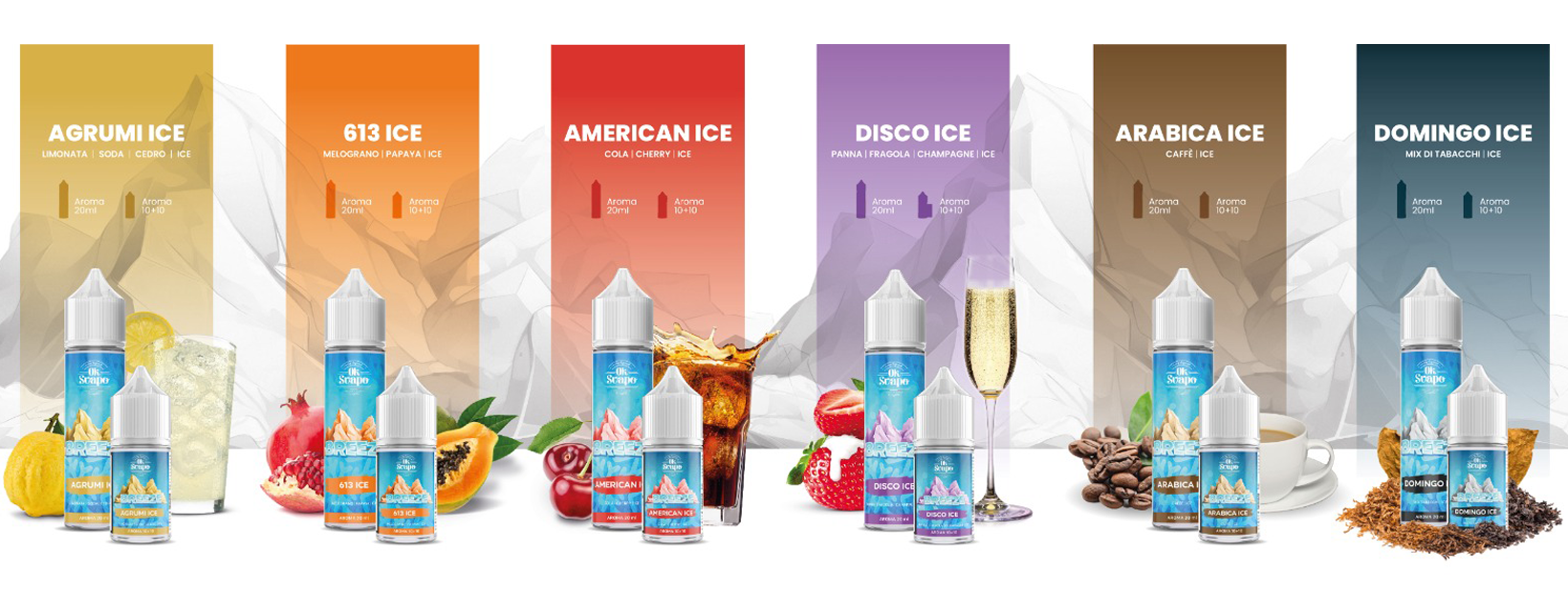 Liquidi Aromi 10ml Aromi 20ml Aroma 10+10 Aroma 20ml Shot Linea Breeze ok svapo