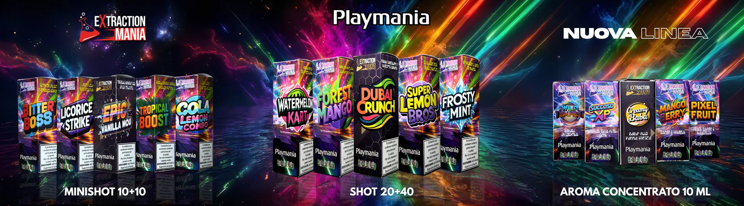 Playmania liquidi aromi extraction mania